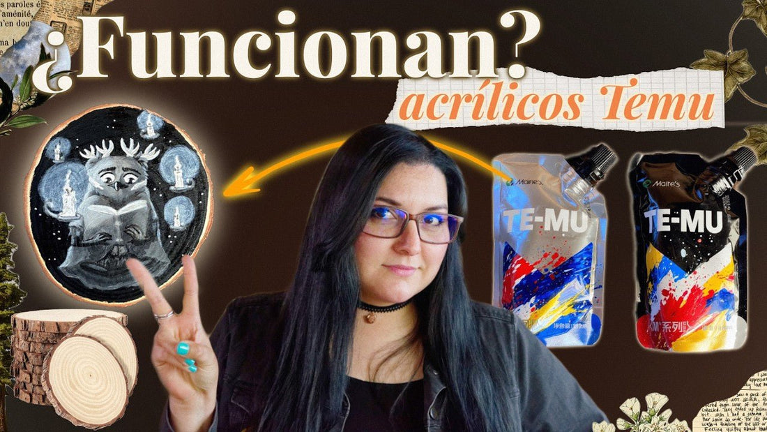 Crónica de un reencuentro: Probando acrílicos económicos y madera (con errores incluidos) - Tinta y Misterio