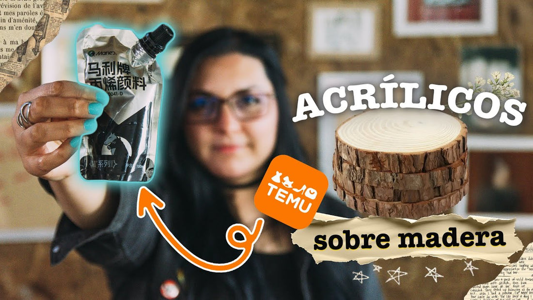 Acrílicos de Temu 🎨 ¿Tienen calidad real o lo barato sale caro?