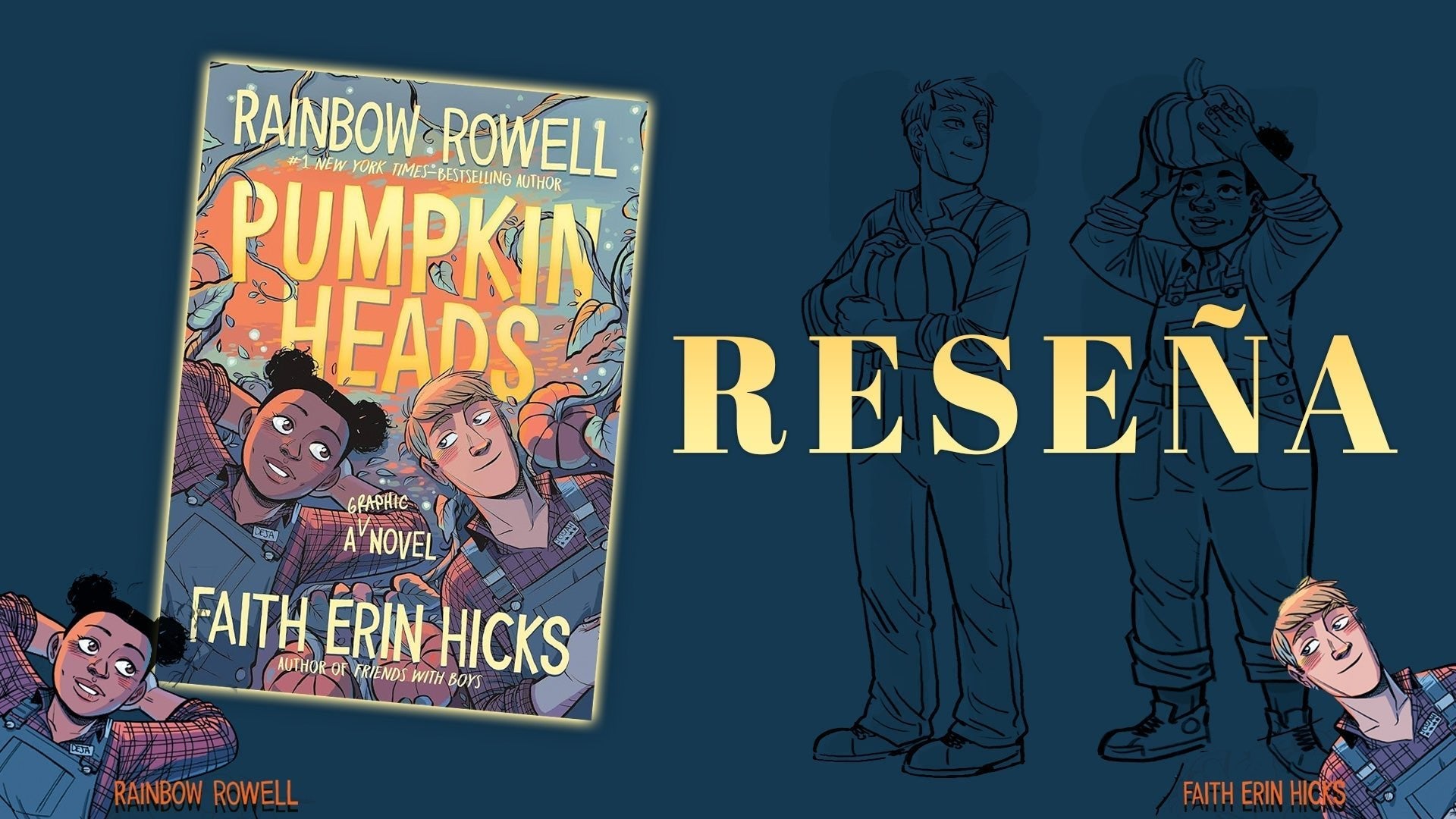 Pumpkinheads de Rainbow Rowell — Reseña | Tinta y Misterio - Tinta y Misterio