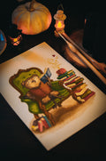 El Lector Nocturno — Print de Ilustración Original