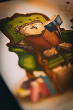 El Lector Nocturno — Print de Ilustración Original