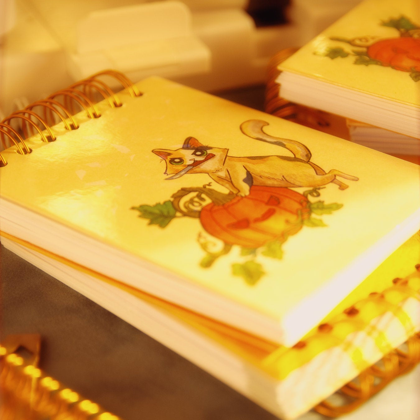 Cuaderno Engagolado Halloween Gato 2