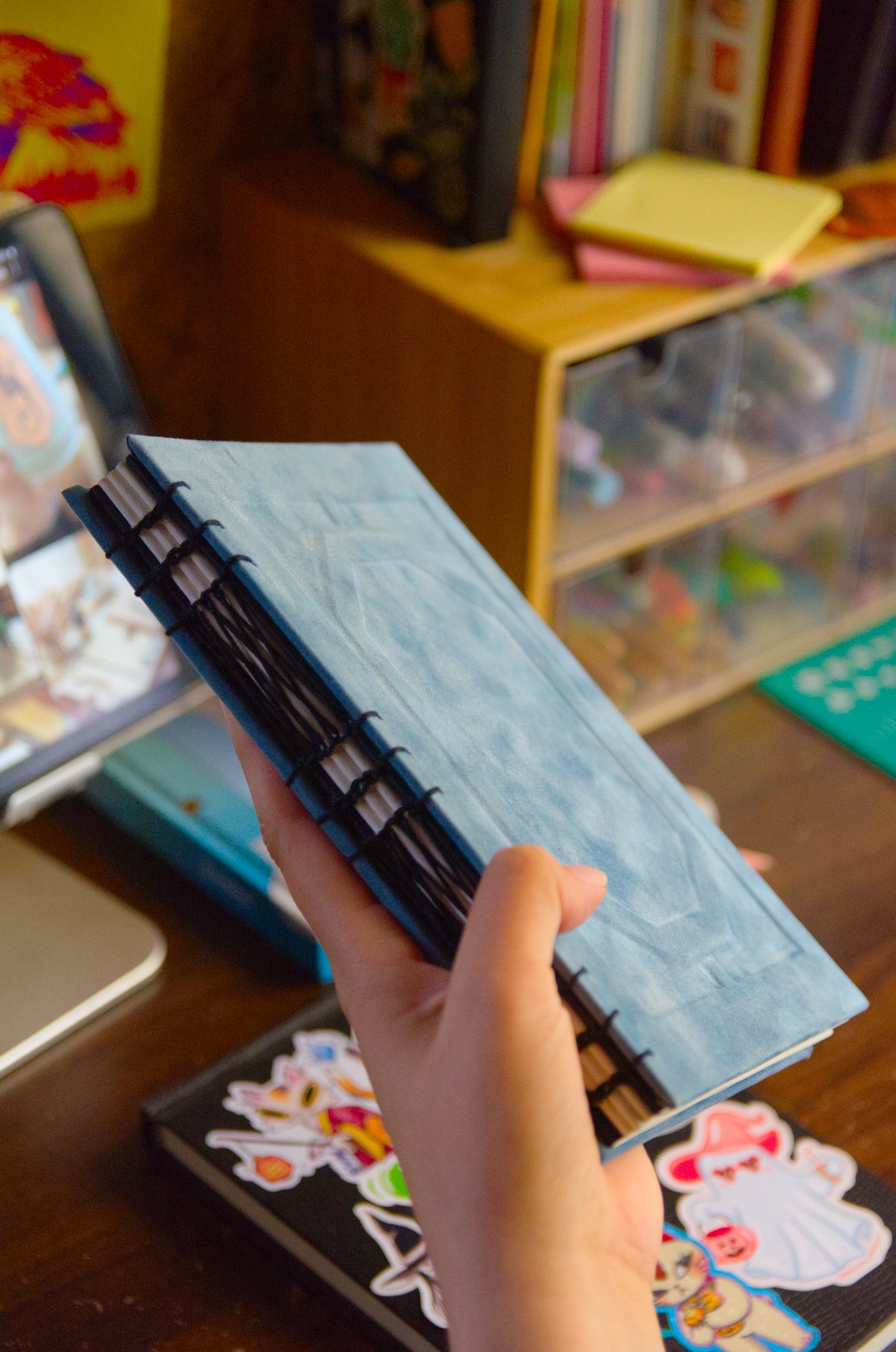 Encuadernación Japonesa Cruzada