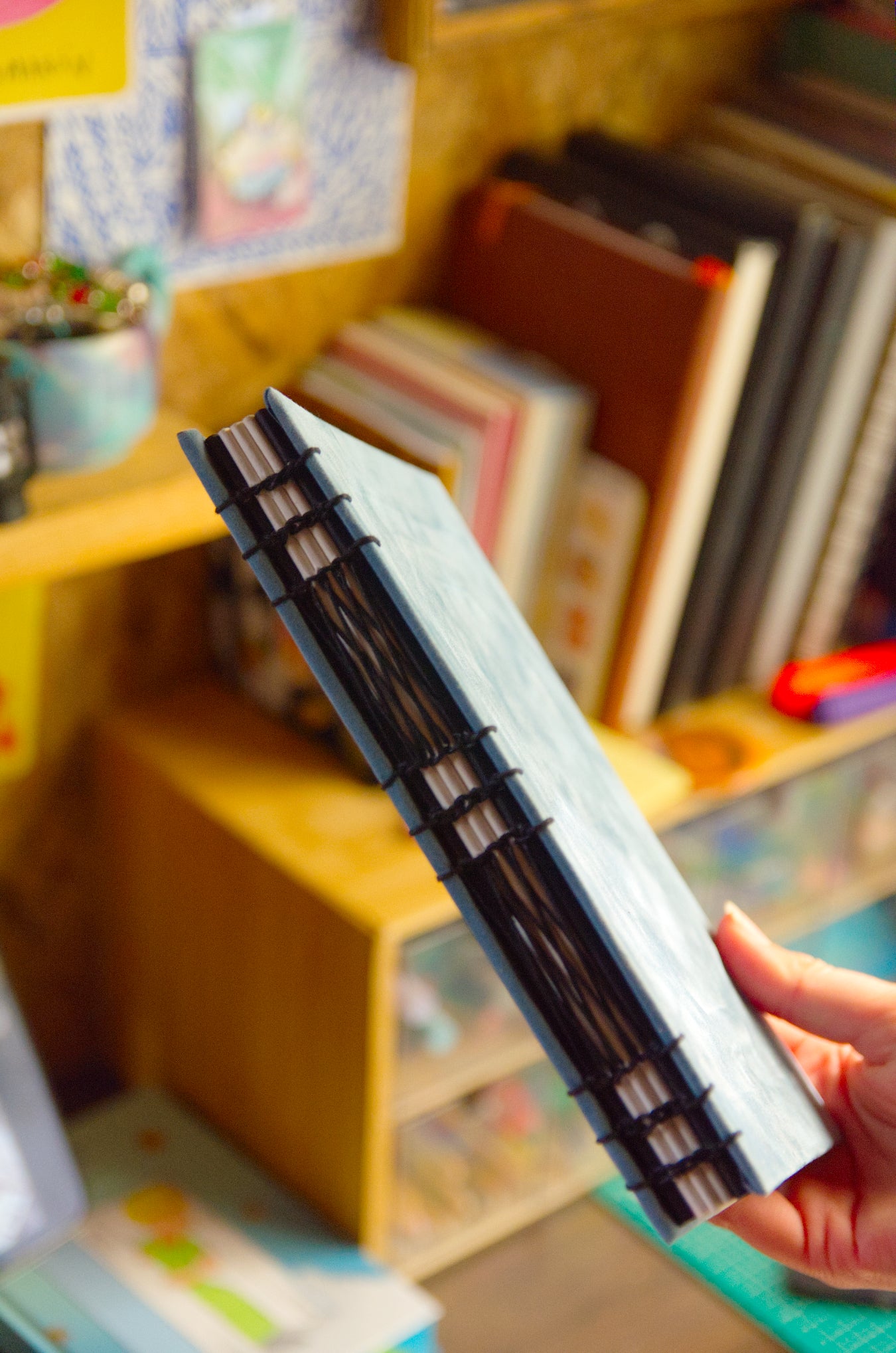 Encuadernación Japonesa Cruzada