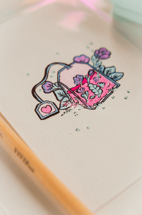 Bolsa de Té Mágica · Print Original - Tinta y Misterio