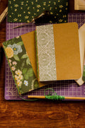 Cuadernillos Kraft Florales · Costura Cadeneta (3 Pack) - Tinta y Misterio