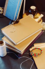 Cuaderno Artesanal · Cuero Sintético Camel - Tinta y Misterio