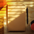 Cuaderno Artesanal · Cuero Sintético Camel - Tinta y Misterio